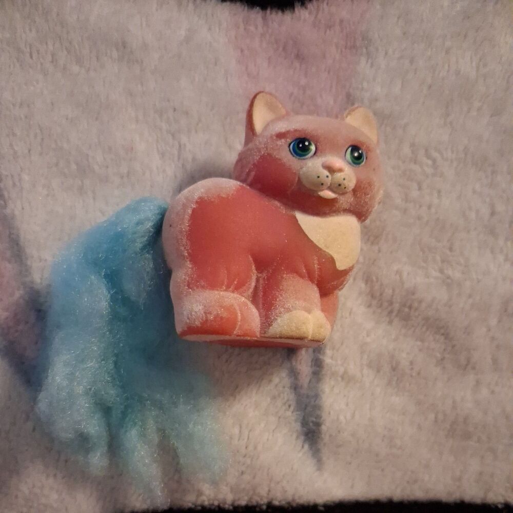 My Little Pony Lil Litters Kitty Precious Persians Mommy Cat Pink Blue Vintage